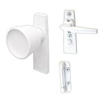 Prime-Line Products 5121 Tulip Knob Latch Set, White