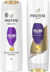 Pantene Active PRO-V Volume & Body Shampoo 400ml and Conditioner 360ml Set | Adds Fullness & Shine for Fine Hair | 2 Pack