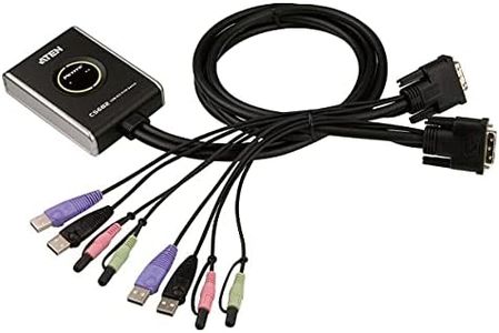 ATEN CS682 DVI KVM,Black