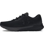 Under Armour Men's Charged Rogue 4 Running Shoe, (002) Black/Black/Black, 12