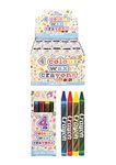 Henbrandt Mini Wax Crayon Packs - Party Favours / Loot Bag Fillers / Lucky Dip Prizes / Classroom Rewards (25 packs)