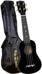 Diamond Head DU-100 Rainbow Soprano Ukulele - Black