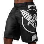 Hayabusa Men's Icon Fight Shorts - Black, Large