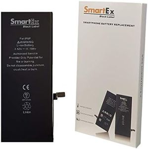 Smartex® Black Label Batterie Compatible avec iPhone 6 Plus -1715 mAh | Garantie 2 Ans