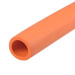 uxcell Foam Tubing for Handle Grip Support, 33mm ID 45mm OD 1m Length Orange