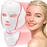 Deciniee Red Light Therapy Mask Skin Care: LEDs face mask & neck mask - Wireless LED Mask - 7 Colors for Anti-Aging & Hydration for Glowing Skin - Skincare & Beauty Gifts