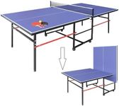 Mid-Size Table Tennis Table, Foldab