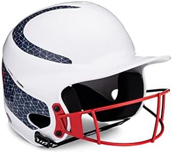 RIP-IT | Vision Classic 2.0 Softball Batting Helmet | American Spirit | Lightweight Women's Sport Equipment