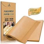200 Pcs Unbleached Parchment Paper 