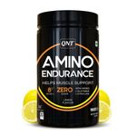 QNT Amino Endurance (BCAA)| 400g | Lemon flavor | 30 Servings (7g BCAA, 3.5g L-Leucine, Vitamin B6) Supports Muscle Building & Recovery