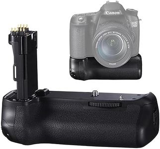 BG-E14 Battery Grip for Canon EOS 70D/80D/90D DSLR Camera,Which Can Be Bsed with Replace 2 Canon E6 or 6 AA Rechargeable Lithium-ion Batteries.