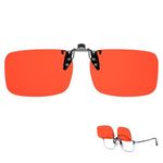 TJUTR Clip On Blue Light Blocking Glasses, Computer TV Gaming Glasses for Women Men, Improve Sleep & Reduce Eyestrain