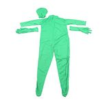 Green Screen Bodysuit Chromakey Body Suit Full Body Split for Photography Film Video Photo Effect,for 160-180cm Height(180cm)