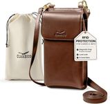 Claasico Womens Crossbody Wallet & Phone Case | iPhone/Samsung/LG Magnet Cell Pouch & Handbag