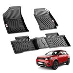 GFX Car Floor Mats (After-Market) | Premium Life Long Foot Mats | Compatible with XUV-3X0 (2024 Onwards) Automatic| Waterproof, Anti-Slip, All-Weather, Durable & Easy to Clean Mats
