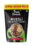 True Elements Muesli Sugar Free 1.2 kg - 100% Wholegrain Muesli | No Added Sugar | Diet Food for Weight Management | Healthy and Quick Breakfast | Millet Muesli - 18% Jowar