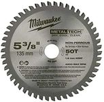 Milwaukee 50T Non-Ferrous Metal Cutting Circular Saw Blade, 135 mm