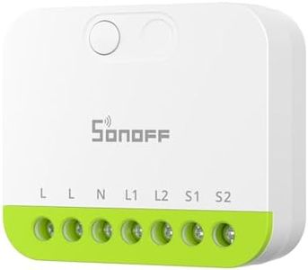 SONOFF MINI DUO 2 - Channel Zigbee Smart Switch, Zigbee 3.0 Enabled, 16A Total Load, Compact for Standard Boxes, Remote & Automated Control via Zigbee Hub