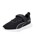 Puma Unisex-Kids Flyer Flex AC PS White-Black Sneaker - 12UK (37638301)