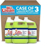 Mr. Clean Professional Bulk Liquid Concentrate Finished Floor Cleaner for Hardwood, Tile or Terrazo Floors, Commercial Use, 1 Gallon (Case of 3)