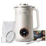 8 in 1 Nut Milk Maker, KIDISLE 32 oz Automatic Soy Milk Machine for Homemade Almond, Oat, Coconut, Soy, Plant Based Milks and Non Dairy Beverages with Delay Start/Keep Warm/Self-Cleaning/Boil Water