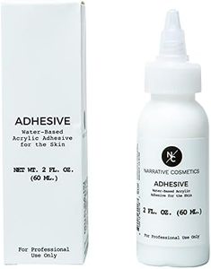 Narrative Cosmetics Water-Based Acrylic Adhesive for The Skin, Non-Toxic Professional Bonding Glue for Makeup, SFX, Prosthetics, 2 Oz.