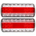 All Parts Source Super Bright 12 Volts Rear LED Tail Light Suitable for Eicher Canter Tucks and Others Universal Trucks