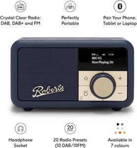 Roberts Revival PETITE2 Digital Radio – Midnight Blue