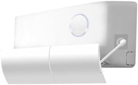 Práctico deflector de aire acondicionado montado en la pared, ángulo ajustable, material fácil de limpiar