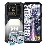 AGM G3 Rugged - 5G Unlocked Android Smartphone, 6.72" FHD+120Hz Fluid Display, MTK 7300, 64MP AI Camera, PD Fast & Wireless Charging, Multi-Day Battery, Camping Light/116dB Speaker/WiFi 6 | 12GB+512GB