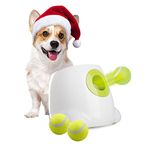 ALL FOR PAWS Automatic Dog Ball Launcher, Interactive Dog Tennis Ball Thrower Machine for Small and Medium Size Dogs, Puppy Fetch Toy, Great Exercise for Dogs with 3 Balls, Mini Version