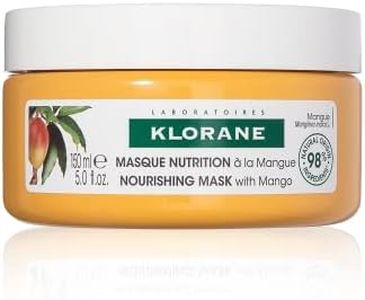 Klorane Nourishing 2-in-1 Mask with Mango, Deep Conditioning and Overnight Treatment for Dry Hair, Paraben, Silicone and Sulfate Free, Biodegradable, Vegan, 5 fl.oz.