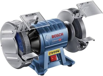 Bosch Professional GBG 60-20 double grinder (600 W, grinding disc diameter 200 mm, no-load speed 3,600 min-1, including 2x grinding disc in normal grit, in carton)