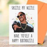 Funny Hip Hop Birthday Card - Funny Stoner Gifts, Stoner Birthday Card, Funny Weed Birthday, 420 Silly Stoner Card, Cool Stoner Card [00074]