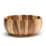 Lipper International 1268 Acacia Sunburst Serving Bowl, Salad-for-One, 7.88", Single Bowl