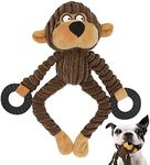 HGB Squeaky Dog Toys, Plush Dog Chew Toys for Puppy Teething, Pet Training and Entertaining, Cute Interactive Dog Toys for Small and Medium Dogs