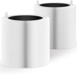 Mbetter 2 Pack 411i Max & 411a Max Filter Replacement Compatible with Blue Pure 411i Max & 411a Max Air Puri-fier, H13 True HEPA & Activated Carbon Filter, Compare to Part #F4MAX