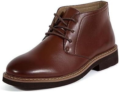 Deer Stags Boy's Nick Chukka Boot, Dark Luggage, 1 Little Kid