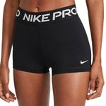 Nike Womens Pro 3 Inch Compression Shorts (Gunsmoke/Heather/Black/Black, Large)