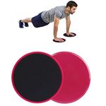 HUSZZM Exercise Sliders Discs, 2Pcs Gliding Discs Core Sliders Dual Sided Strength Slides Use on Carpet and Hardwood Floors for Training Abdominal Core Strength Workout Gym Home Fitness Equipment