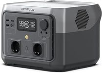EF ECOFLOW Portable Power Station RIVER 2 Max, 512Wh LiFePO4 Battery, 10 Year Life, 0% - 100% Charge in 60 mins, Power 11 Appliances at once, EU Version, For Outdoor Use & Home Backup