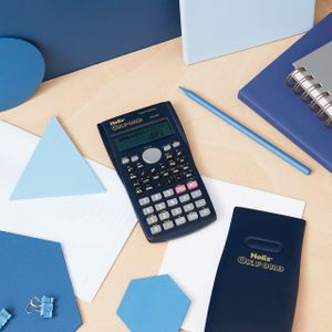 Helix Oxford Scientific Calculator – 240 Functions, Protective Cover