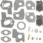 ZAMDOE 495606 494624 Carburetor Overhaul Repair Rebuild Kit for Briggs & Stratton 80200 81200 82200 135292 135232 135212 3 Thru 5 HP Horizontal Engines, Gaskets Diaphragm