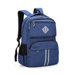 HOPYOCK-School Bags for Boys Girls Kids,Multi-Pocket Unisex Children Backpacks with Night Reflection,Primary/Secondary School Backpack Back Bookbags