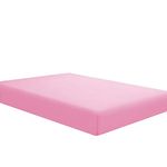 Sfoothome Mattress Sheet Full Size with Deep Pockets - Soft and Comfortable Microfiber - Fade Wrinkle Resistant, Pink Fitted Sheets