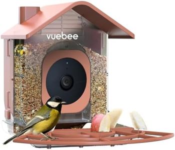 VUEBEE Bird Feeders for Outdoors, Bird Feeder with Camera Case Compatible with Google Nest Camera Outdoor, Smart Bird Feeder for Bird Watching with Your Security Camera - (Camera NOT Included)