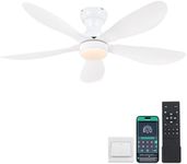 Kviflon 44 Inch Ceiling Fans with L