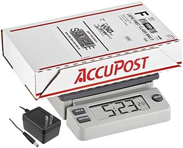 AccuPost 10lb Desktop Digital Shipping Postal Scale with AC Plug