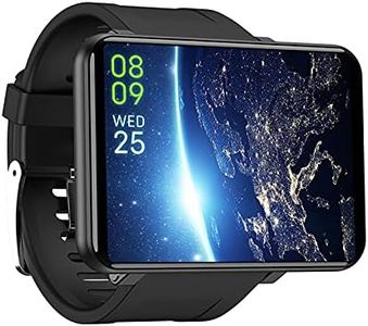 Men Women 4G Smart Watch, Smartwatch with Call with Music Swim Sleep Tracking for Android 7.1 .1, 2700Mah Battery, 2.86 Inch Screen (Black, 16GB)