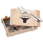 WMF - Steakbesteck 12 Piece Steak Knives and Forks